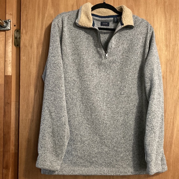 Arrow - Men’s Quarter Zip Up Knit Sweater (L) - Picture 2 of 7